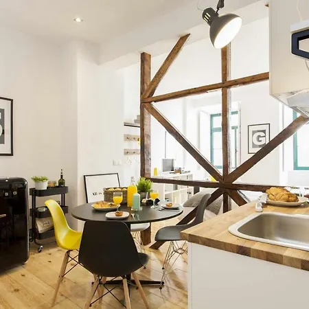 Appartement Yellow Modern Studio Baixa Chiado Ar Condicionado *