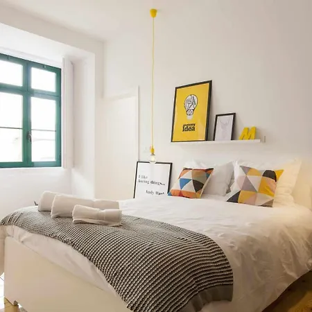 Apartmán Yellow Design Estudio Com Ac - Baixa Chiado